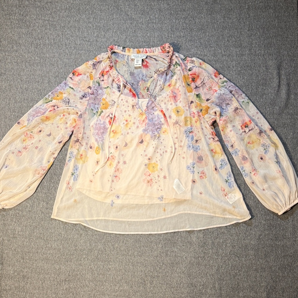 Rachel Zoe Pastel Floral Blouse